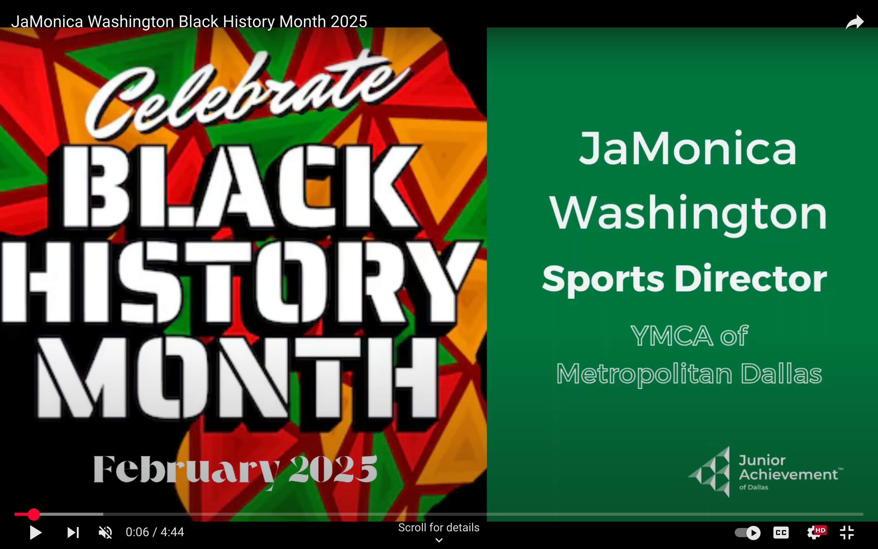 JaMonica Washington Black History Month 2025 YouTube 01 28 2025 03 28 PM